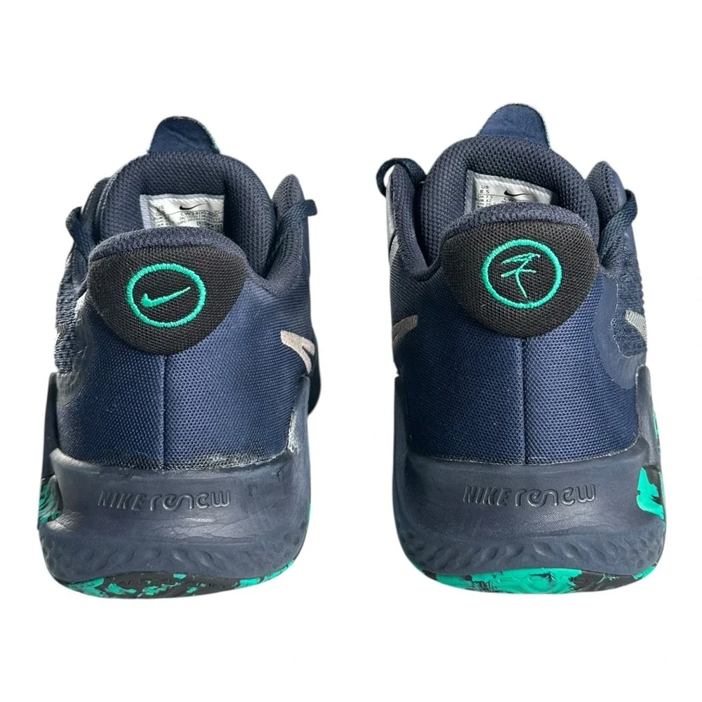 Men's NIKE KD Trey 5 IX Obsidian Blue Emerald Shoes Basketball Trainers‎ US 8.5